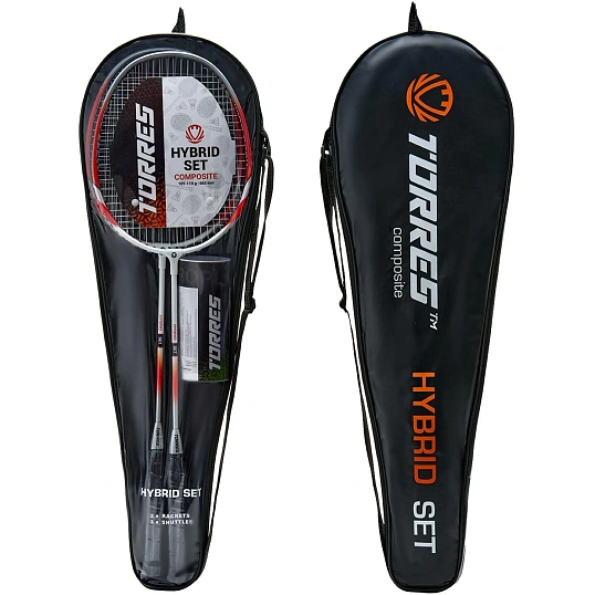 Набор для бадм. TORRES Hybrid Set, для начинающ.,со струнами,оранж.,BD23505