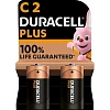 Батарейка Duracell LR14 С BL2 AIkaline 1.5V (2/20/10120) 2шт/уп
