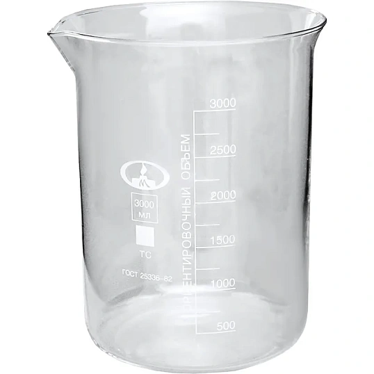 Стакан Н-1-3000 с делением 10003837