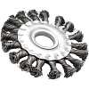 Корщетка для УШМ VIRA d125х22.2мм, плоская, крученая (575125)