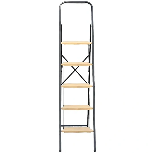 Стремянка MK805P стальная 5 ступени Алюмет односторонняя, ALUMET