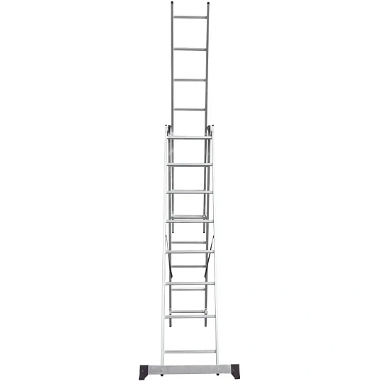 Лестница ал. трёхсекционная Новая Высота NV 1230, 3х8 перекл 1230308