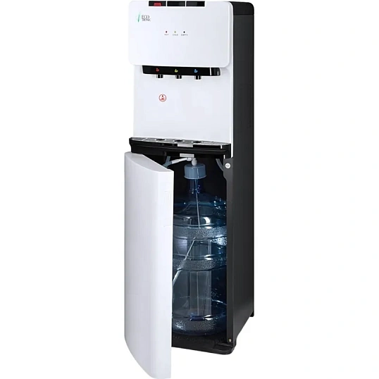 Кулер Ecotronic K41-LXE  white-black с нижн загрузкой бутыли и электр охлаж