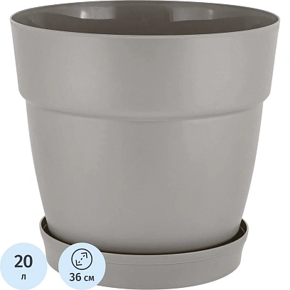 Горшок д/цветов Villa de Fiori,20л,D360мм,французский платан IG660410105