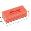 Губки для мытья посуды Vileda ПурАктив красная зелён абразив 10шт/уп 123116