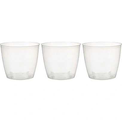 Набор горшков для пикирования рассады 3шт 1,4л,прозрачный IG604111999