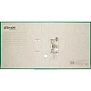 Папка-регистратор Комус Экономи 50мм зеленая, ПБП1, карм.кор., мет.уг