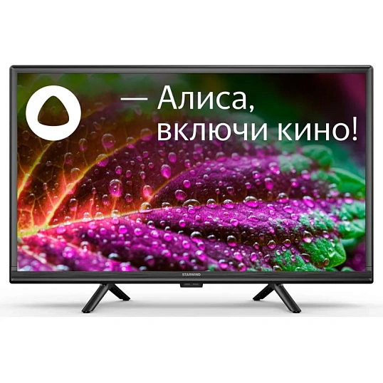 Телевизор Starwind SW-LED24SG304 Smart Яндекс.ТВ Slim черный