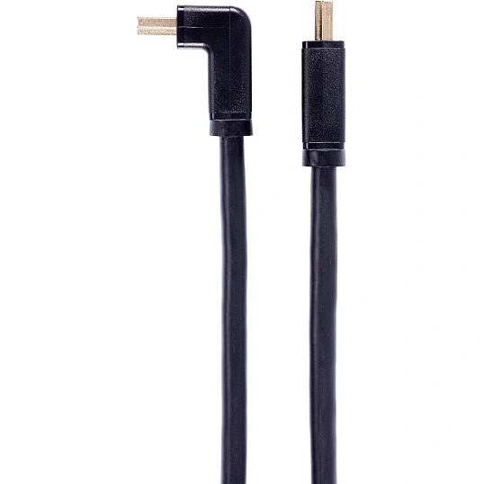 Кабель HDMI---HDMI ver 2.1 8K@60Hz угол 90град  2м, Telecom <TCG256-2M