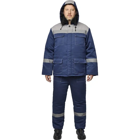Костюм зимний муж з35-КБР синий/сер ( 52-54) 170-176 (Арсенал-СП)