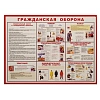 Информационный стенд-плакат Attache Гражданская оборона 949