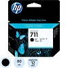 Картридж струйный HP 711 CZ133A чер. пов.емк. для DgnJ T120/520