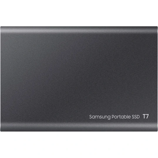 Портативный SSD Samsung T7, 2Tb, Titan Gray (MU-PC2T0T/WW)