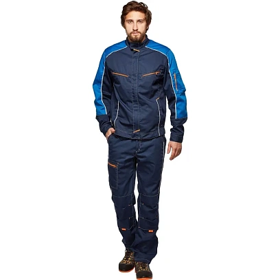 Куртка летняя муж. л34-КУ т.син/вас (р.64-66) 194-200 (мод.КУР208)