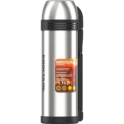 Термос БИОСТАЛЬ-СПОРТуниверсальный с ручкой, 2,0л., NGP-2000 P