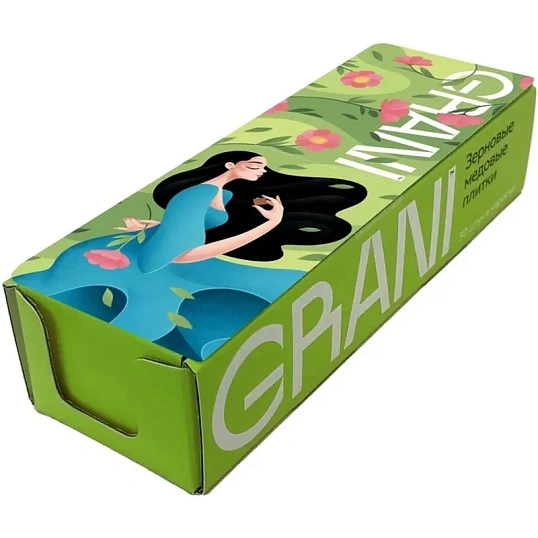 Зерновые плитки медовые GRANI ассорти 7гx30шт/уп 880690/880744