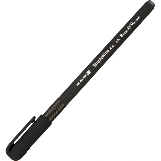 Ручка гелевая неавтомат. SimpleWrite BLACK 0,5мм,черная 20-0067