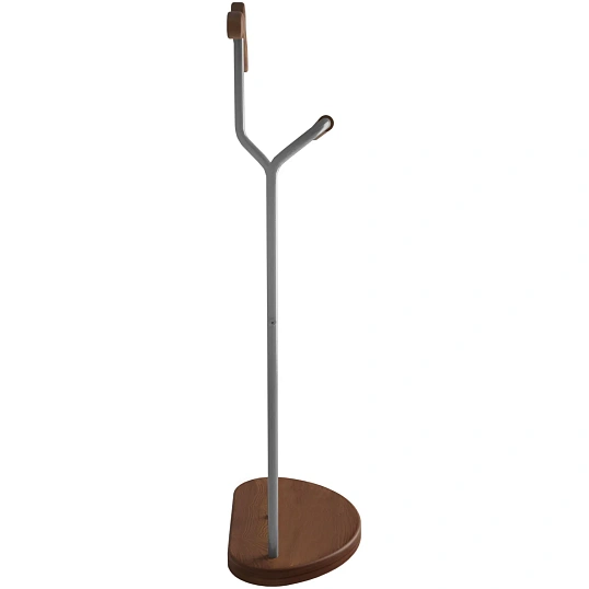 Вешалка ME_костюмная D10 металлик/орех