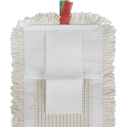 Насадка МОП Luscan 40x11см х/б тафтинг карман/ухо бежевая