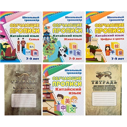 Набор для творчества Изучение китайского языка  6 в 1  КОМ-81