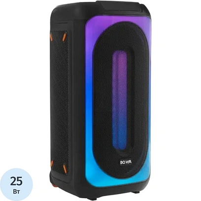Акустическая система BQ PBS1006 Black, 25Вт, BT/FM/USB, 3600 мАч, микрофон