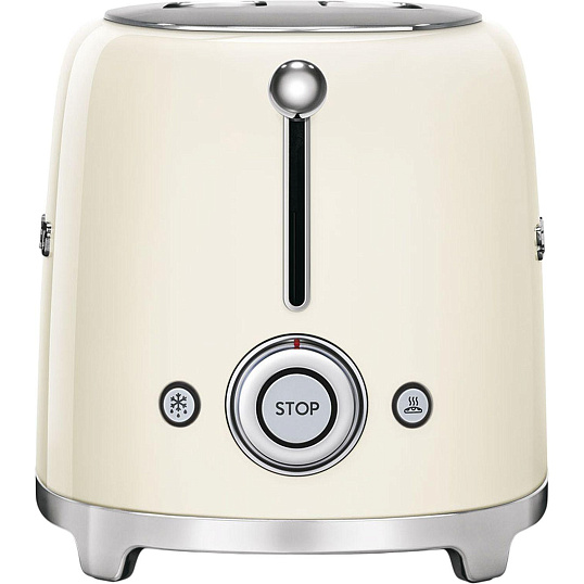 Тостер SMEG TSF01CREU,2 ломтика, кремовый