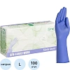 Перчатки однораз. SFM нитрил неопудр. синие  удл. L 100 (шт/уп),ПС