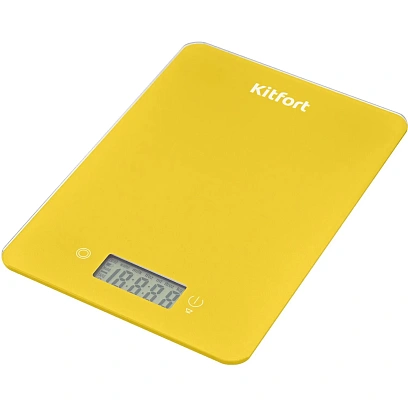 Весы Kitfort KT-857-3, кухонные, желтый