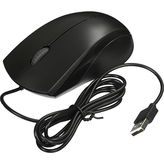 Мышь компьютерная RAPOO проводная N1200, цвет - черный