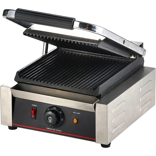 Гриль пресс GASTRORAG NPL-EGD10E, настольный, от50до300С, (нерж.сталь)