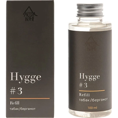 Наполнитель для аромадиффузора Hygge 3 Табак и Бергамот 100 мл, АР 100-323