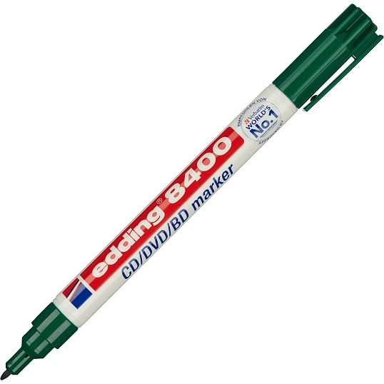 Маркер для CD EDDING E-8400/4 зелёный, 0,5-1 мм