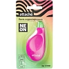 Корректирующая лента Attache Neon, 5мм x 6м, розово-зелен, блистер