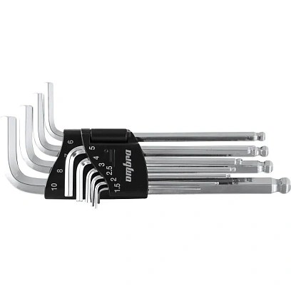 Набор ключей торцевых шестигранных с шаром H1.5-H10, 10 предм. 952310