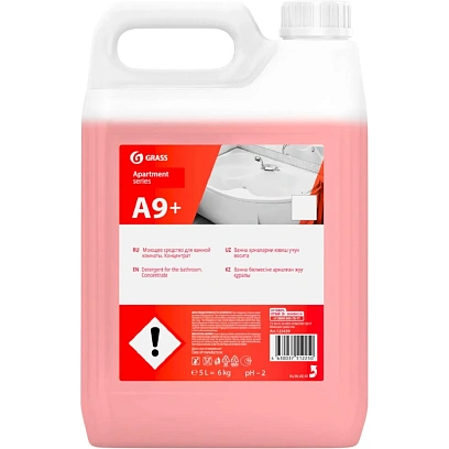 Профхим сантех кисл д/деликат очистки Grass/Apartment Series A9+, 6кг