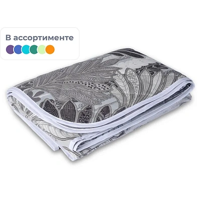 Покрывало стеганое, 150х200см (микрофибра, нап: синтепон 100г/м2) ассорти