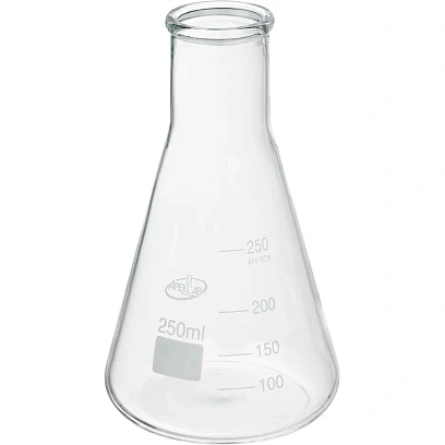 Колба коническая КН-3-250-34, с дел., ТС, ГОСТ 25336-82 Apexlab