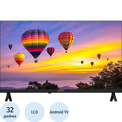 Телевизор Econ EX-32HS024B, HD ready, смарт (Android)