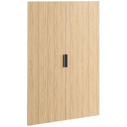 Двери Комус Мебель Easy One Дверь ЛДСП (2шт.) В1150 Вяз Шв/Кшм