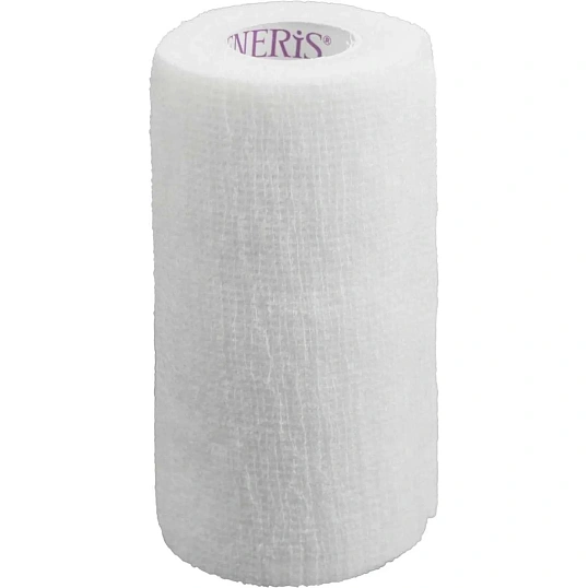 Бинт самофикс эласт 4м х10см TENERIS QUICKFIX Cotton, 12шт/уп