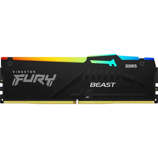 Модуль памяти Kingston FURY Beast DDR5 DIMM 16GB 5600Мгц(KF556C40BBA-16)