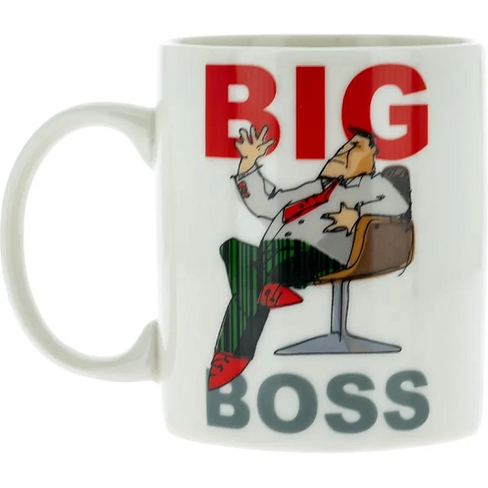 Кружка 350мл, NEW BONE CHINA,BIG BOSS,133-08077