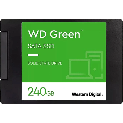 SSD накопитель WD GREEN 240Gb SATA 2,5' (WDS240G3G0A) Т