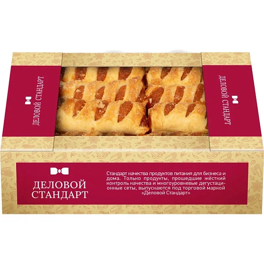 Печенье слоеное Деловой Стандарт с абрикосом, 500г