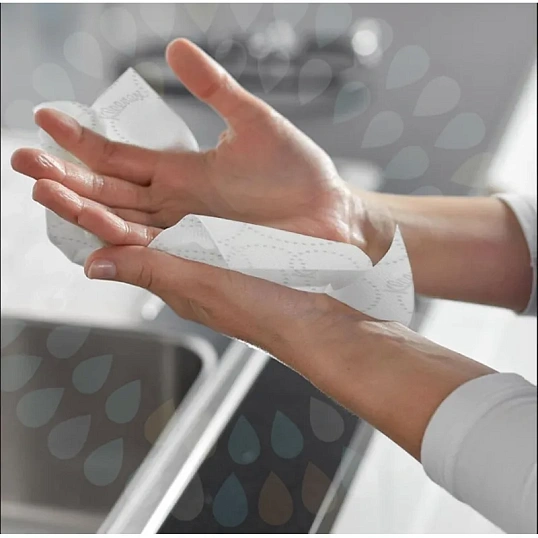 Полотенца бумажные д/дисп KK Kleenex Interfold 2сл бел 186 лист 15 пач.6789