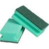 Губки для мытья посуды Т127 д/сложных загрязнений 130х70х45 зеленые 8шт/уп