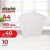 Папка уголок Attache Economy п/э цв. E-100/00T прозр. Россия 10шт/уп