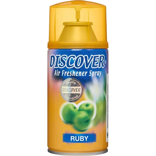 Баллон сменный для автоосвежителя DISCOVER Ruby(Яблоко) 320 мл. спрей