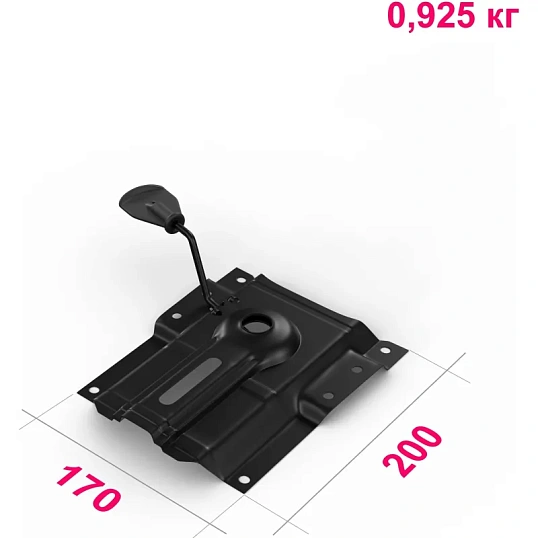 Механизм для кресла Up&Down UP_Echair пластина рычаг А BL металл 170х200мм