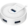 Разветвитель USB 3.0 A4Tech HUB-30 4порт. белый